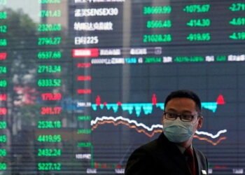 週明けの取引で、アジアの株式市場は逆行しました。