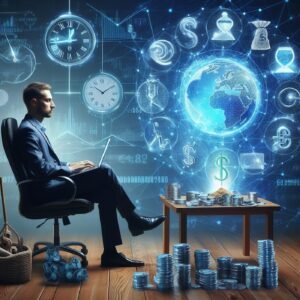 A trader analyzing forex charts on multiple computer screens, demonstrating the importance of patience in forex trading.