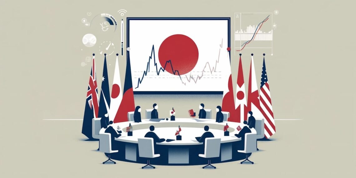 Japan at G7 meeting discussing yen intervention