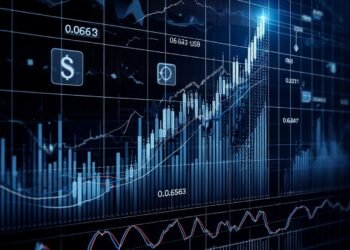 AUD/USD currency pair showing rebound on technical chart